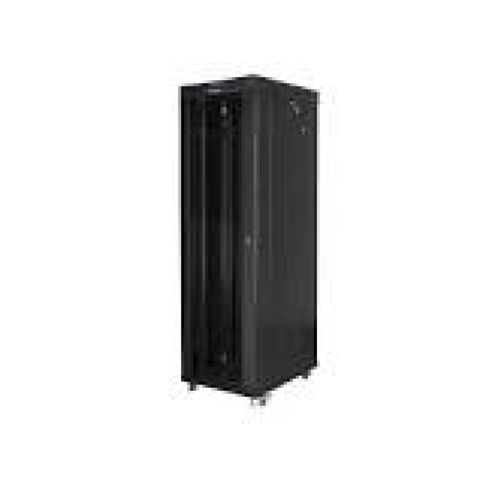 LANBERG free standing rack cabinet 19/42U 800x1000 glass door LCD flat pack grey V2