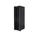 LANBERG free standing rack cabinet 19/42U 800x1000 glass door LCD flat pack grey V2