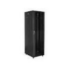 LANBERG Free standing rack 19inch cabinet 47U 800x1200 glass door LCD flat pack black