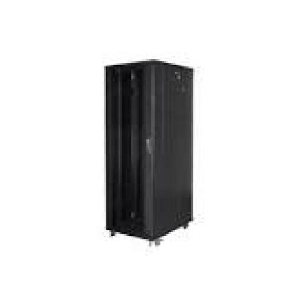 LANBERG Free standing rack 19inch cabinet 47U 800x1200 glass door LCD flat pack black