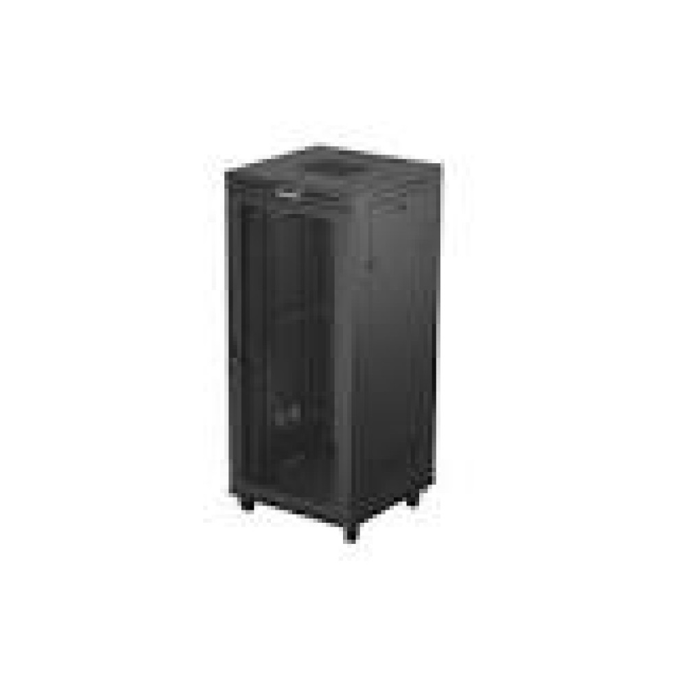 LANBERG rack cabinet 19 free-standing 37U 800x800 flat pack mesh door LCD black