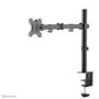 NEOMOUNTS Monitor DeskMount Single 25.4-81.3cm 10-32inch clamp/grommet VESA75-100 Full motion Tilt Swivel black