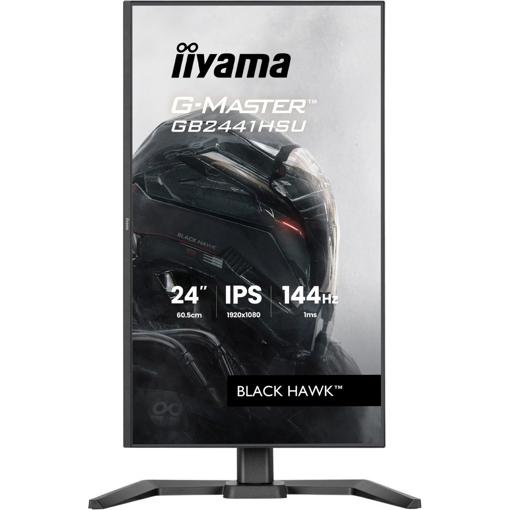 IIYAMA GB2441HSU-B1 24inch IPS Gaming G-Master Black Hawk FreeSync 1920x1080 144Hz 300cd/m HDMI DisplayPort 1ms MPRT