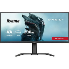 IIYAMA GCB3484WQSU-B2 34inch VA Curved Gaming 1500R G-Master Red Eagle 3440x1440 200Hz Dual Mode WHD 400Hz 0.6ms MPRT 450cdm2 HDR400
