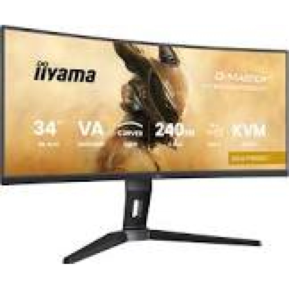 IIYAMA GCB3486WQSCP-B1 34inch VA 3440x1440 500cd/m2 0.4ms 2xHDMI 2xDP USB