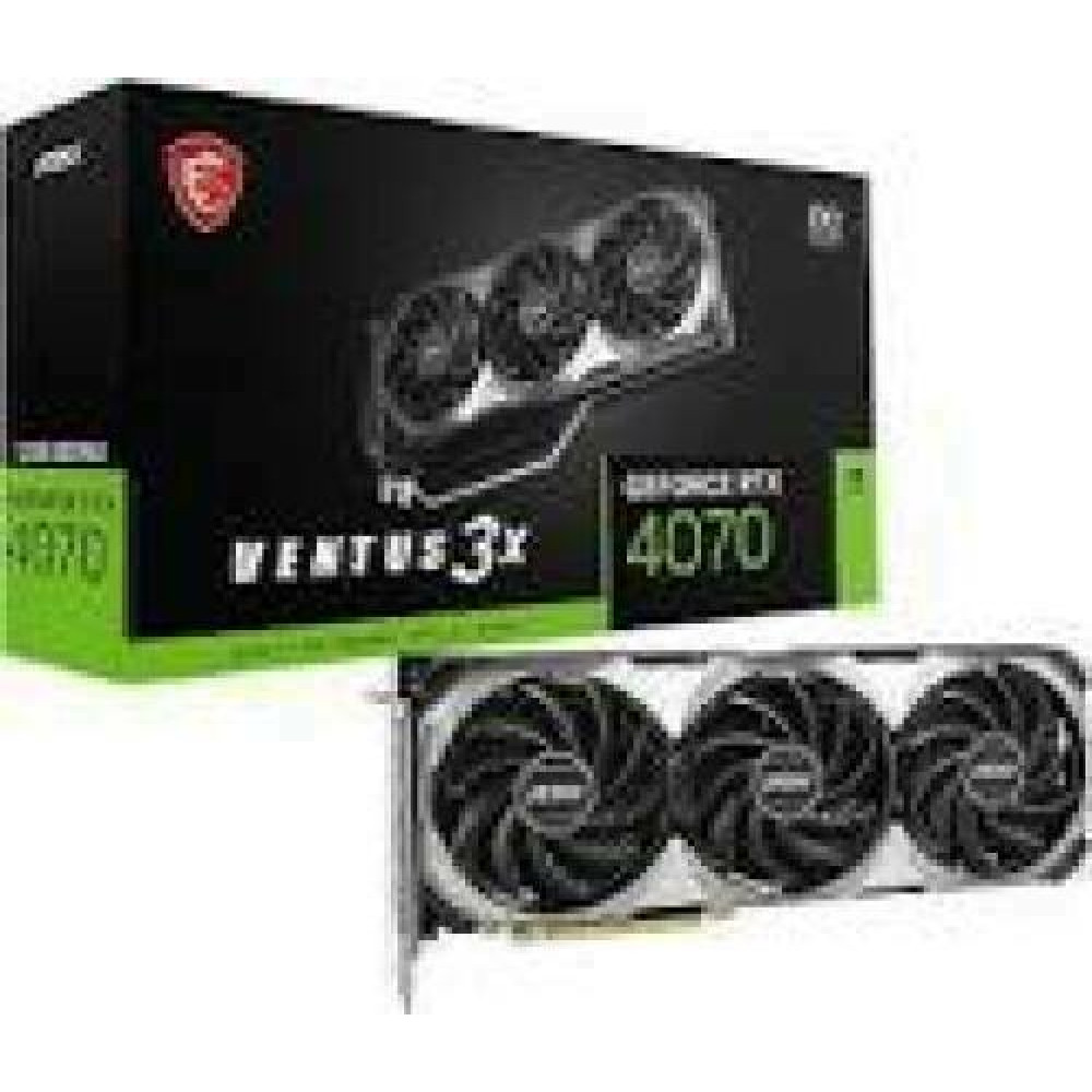 MSI GeForce RTX 4070 VENTUS 3X E 12G OC 3xDP 1.4 1xHDMI 2.1