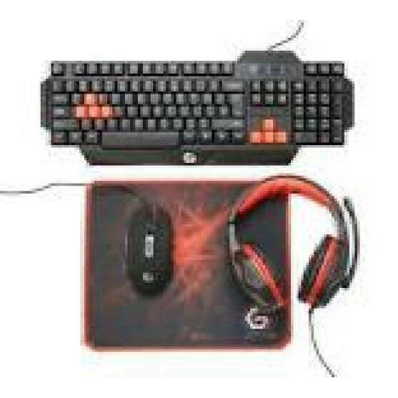 GEMBIRD Ultimate 4-in-1 Gaming kit US layout