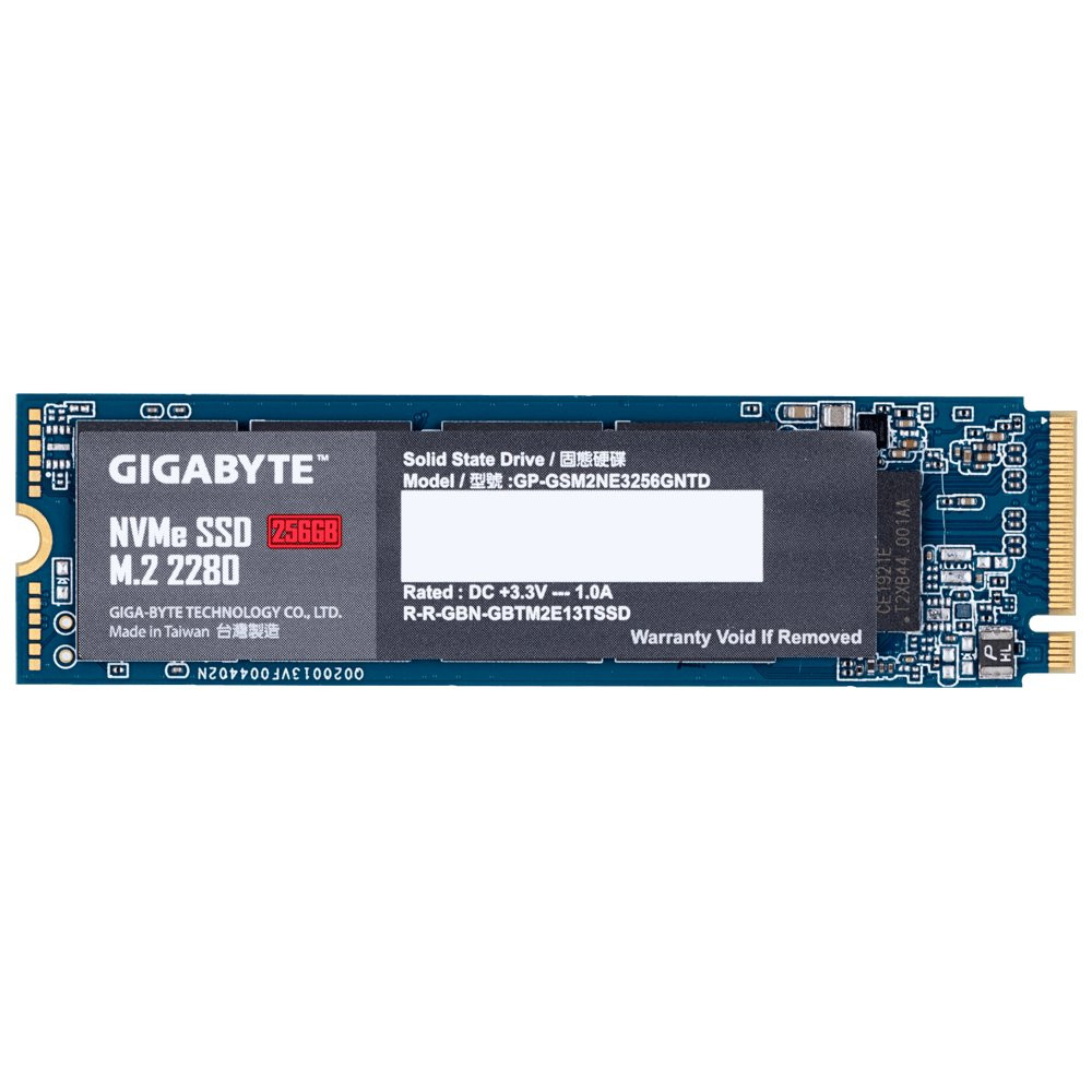 GIGABYTE 256GB NVMe SSD
