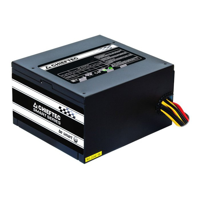 CHIEFTEC PSU 500W 12CM FAN ACTIVE PFC ATX12V V2.3 80+ EFF. WITH POWER CORD