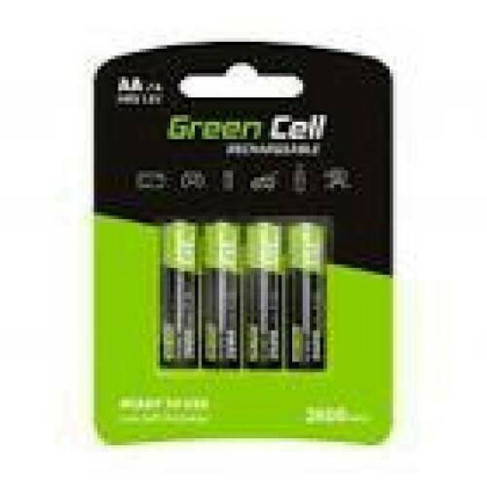 GREENCELL GR01 4x Batteries AA HR6 2600mAh