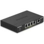 NETGEAR 5-Port Gigabit Ethernet Unmanaged PoE Switch GS305PP 4x PoE+ 83W Wallmount Metal Black