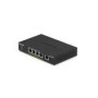 NETGEAR 5-Port Gigabit Ethernet Unmanaged PoE Switch GS305PP 4x PoE+ 83W Wallmount Metal Black