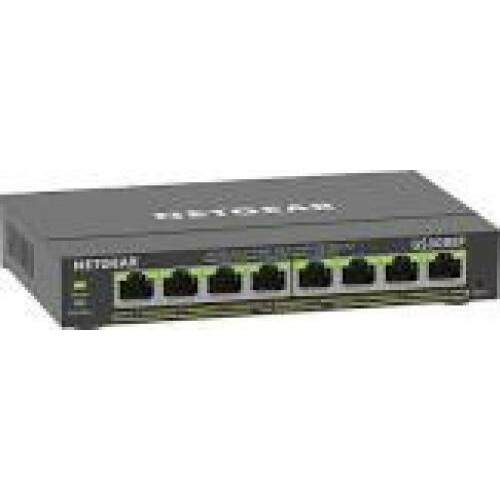 NETGEAR 8PT GE Plus Switch W/POE+