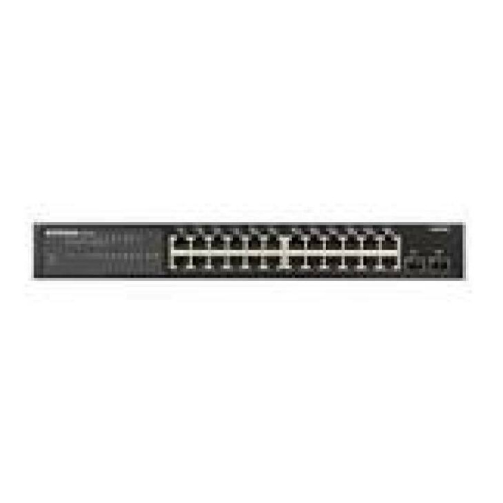 NETGEAR S350 Series 24-Port Gigabit Ethernet Smart Managed Pro Switch with 2 SFP ports