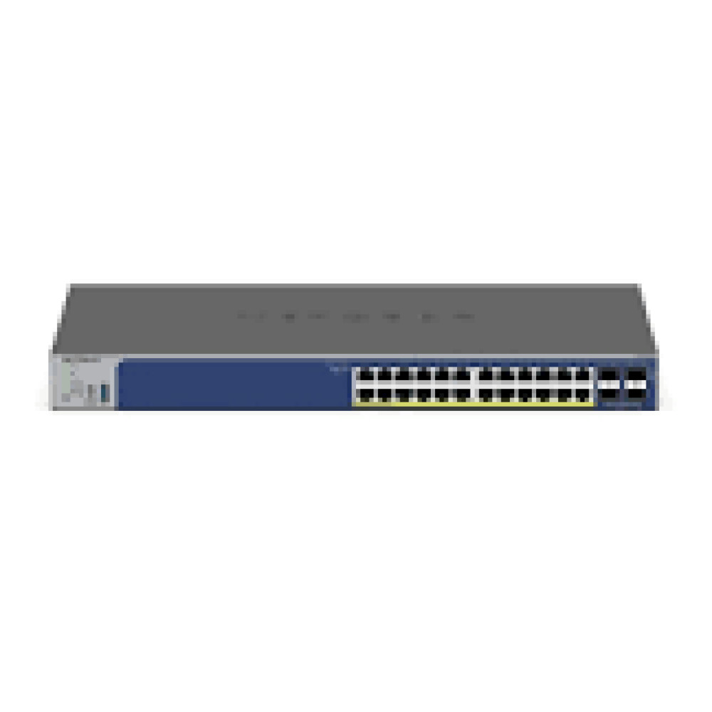 NETGEAR 24P GE POE+ Smart Switch W/10G SFP+ GS728TXPV3