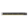 NETGEAR M4300-52G-PoE+ 1000W PSU Stackable Managed Switch with 48x1G PoE+ and 4x10G incl. 2x10GBASE-T and 2xSFP+ Layer 3