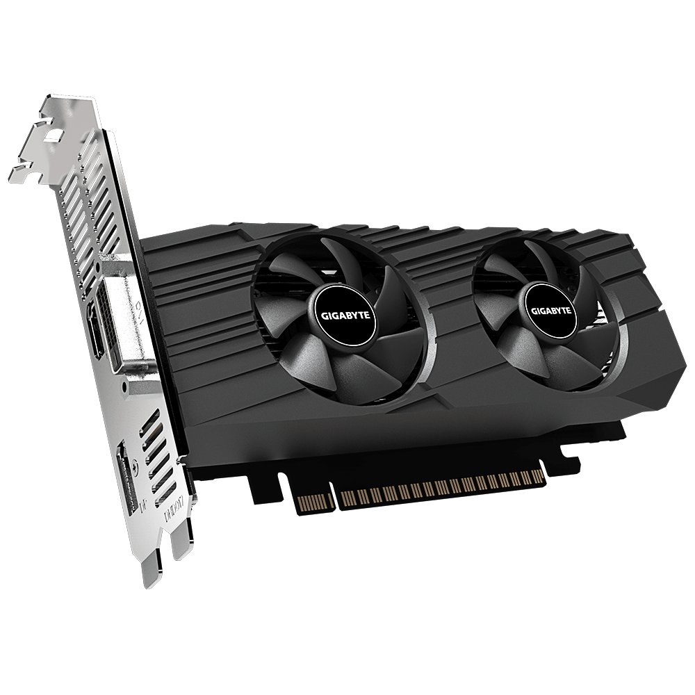GIGABYTE GeForce GTX 1650 OC Low Profile 4GB VGA GDDR5 PCI Express 3.0 x16 DisplayPort 1.4 x3 HDMI 2.0b x1