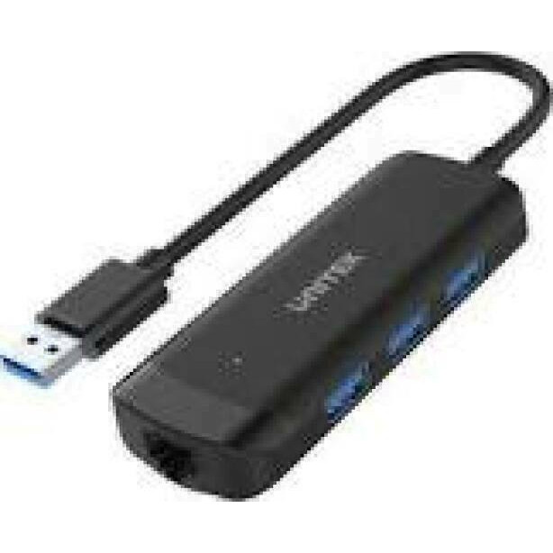 UNITEK HUB USB-A 3.1 5Gbps 3x USB-A + RJ-45 H1111A