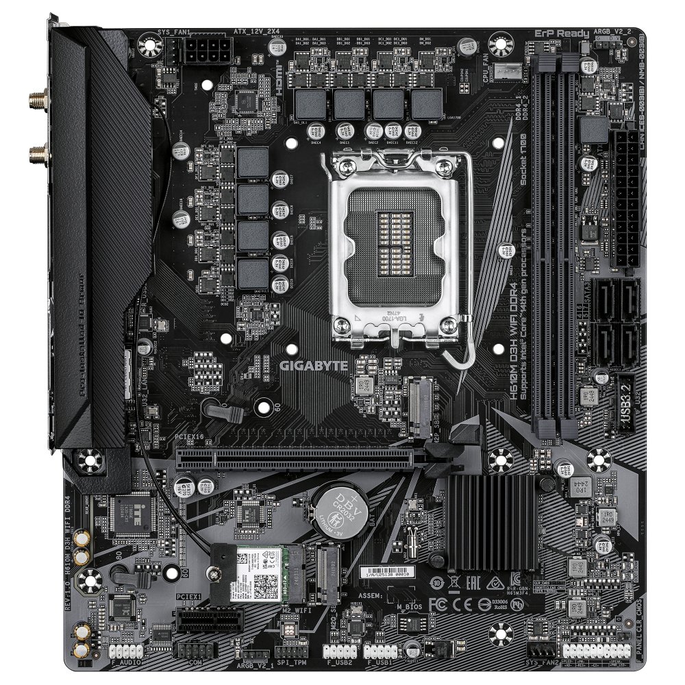GIGABYTE H610M D3H WIFI DDR4