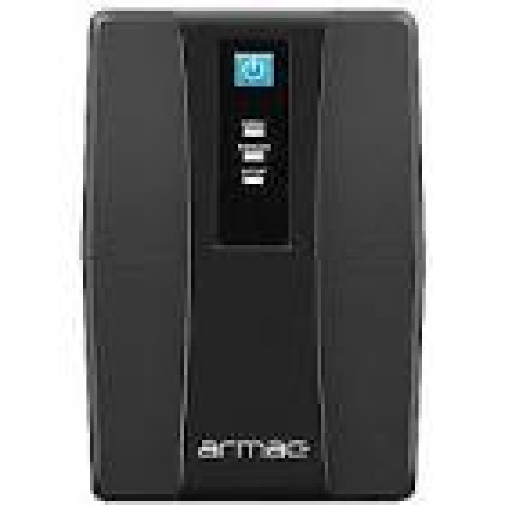 ARMAC UPS Home Line-Interactive H/650F/LED/V2 650VA 2x Schuko USB-B LED