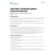 HPE Technical Installation Startup SVC Tier 1 Storage Array Startup SVC