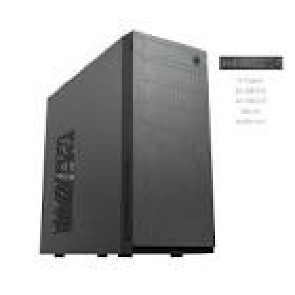 CHIEFTEC ATX tower SPCC 0.6mm without PSU. with 1xUSB type-C 480Mbit/s 2xUSB 3.0 2xUSB 2.0 Mic-in Audio-out bays