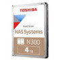 TOSHIBA N300 NAS Hard Drive 4TB SATA 3.5inch 7200rpm 256MB Bulk