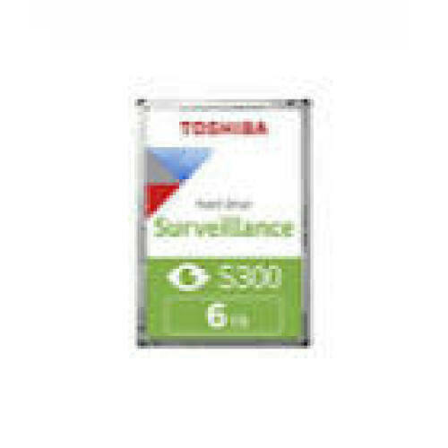 TOSHIBA S300 Surveillance 6TB HDD 3.5inch 5400rpm 256MB 24/7 SMR Warr 3yr BULK