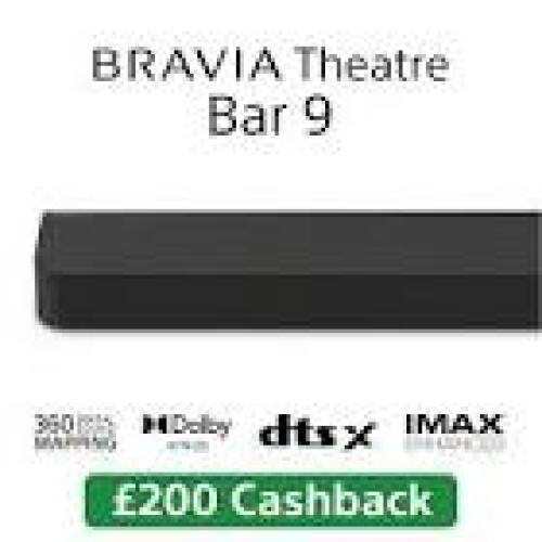 SONY BRAVIA Theatre Bar 9 Dolby Atmos single soundbar 13 speakers Wi-Fi Bluetooth 360 Spatial Sound Mapping