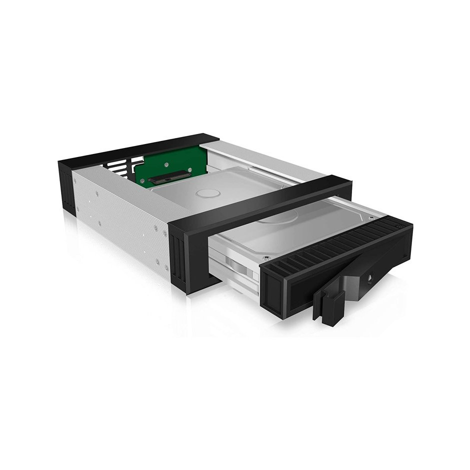 ICY BOX IB-129SSK-B Mobile Rack for 3.5/2.5 SATA/SAS HDD Black