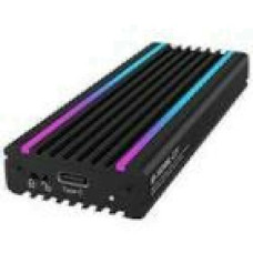 ICY BOX IB-1824ML-C31 USB Type-C Enclosure for M.2 NVMe SSD - RGB illuminated