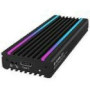 ICY BOX IB-1824ML-C31 USB Type-C Enclosure for M.2 NVMe SSD - RGB illuminated