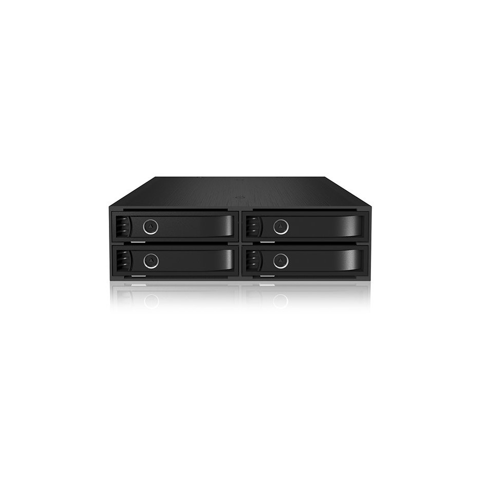 ICY BOX Backplane 4x2.5 SAS/SATA HDD in 1x5.25 bay MiniSAS Host 12 Gbit/s Black