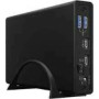 ICY BOX IB-382H-C31 External Enclosure for 3.5inch or 2.5inch HDD/SSD with USB 3.2 Gen 2 Type-C interface and USB Hub