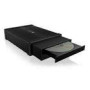ICY BOX IB-525-U3 Enclosure for one 5.25inch SATA drive - supports CD/DVD/Blu-ray