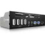 ICY BOX IB-863a-B Card Reader with multiport panel USB 3.0 eSATA interface
