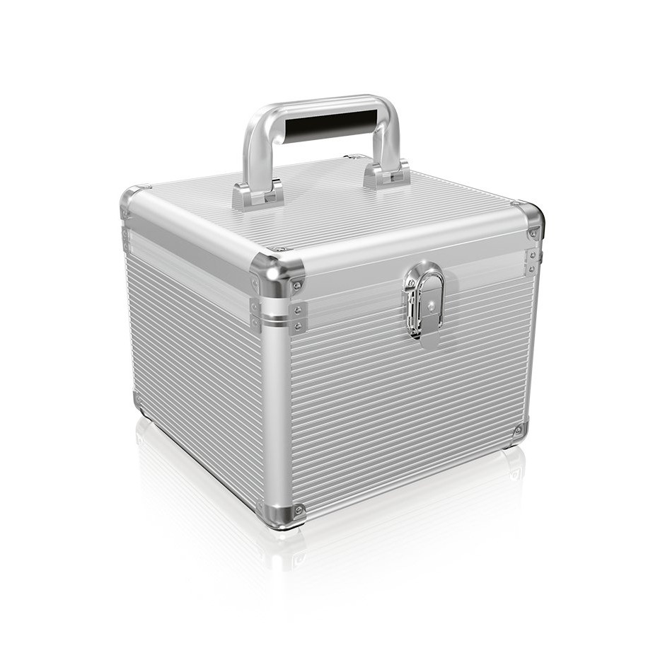 ICY BOX IB-AC628 Aluminium suitcase for 2.5 und 3.5 HDDs Silver