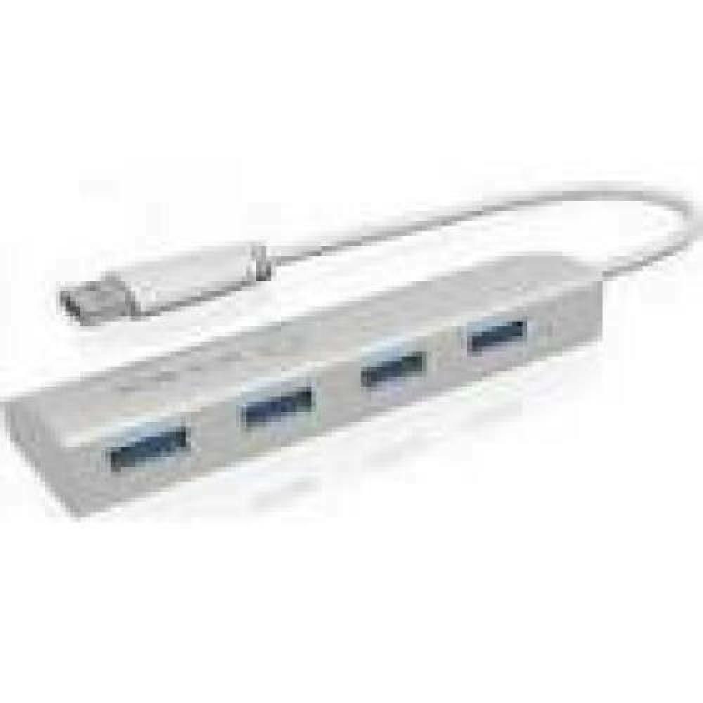 ICY BOX IB-AC6401 4x Port USB 3.0 Hub Silver