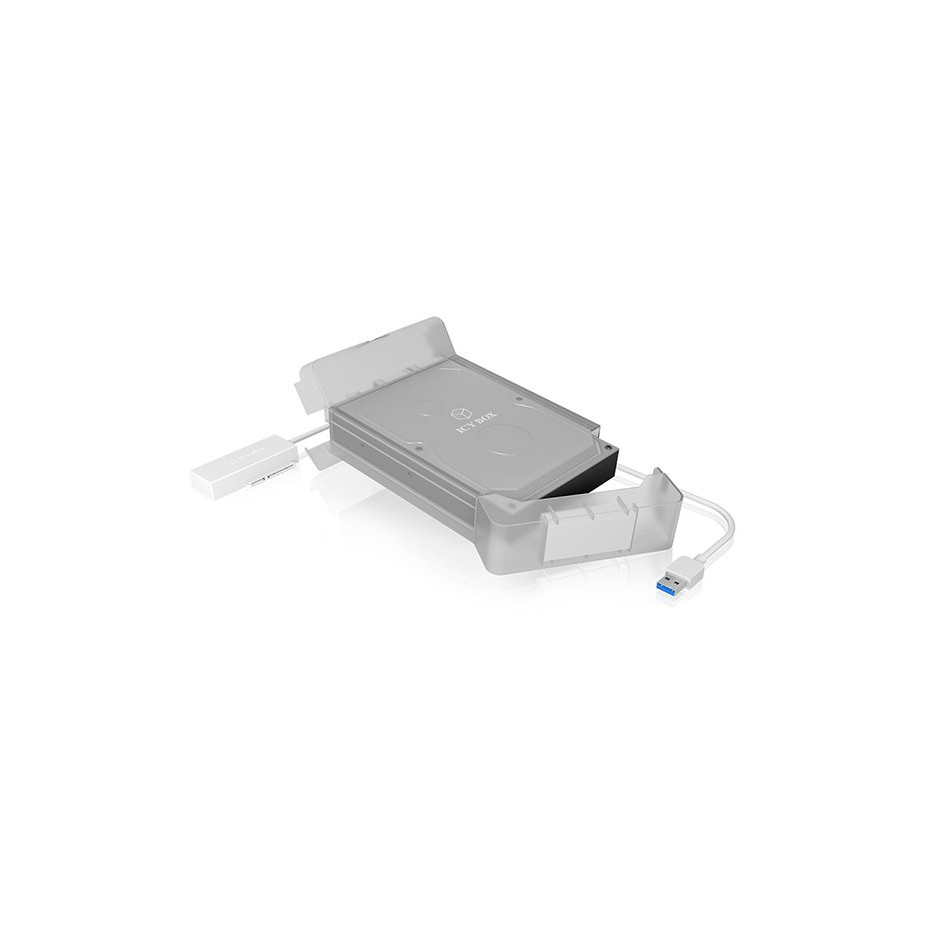 ICY BOX IB-AC705-6G External 3.5 / 2.5 Case SATA III USB 3.0 White