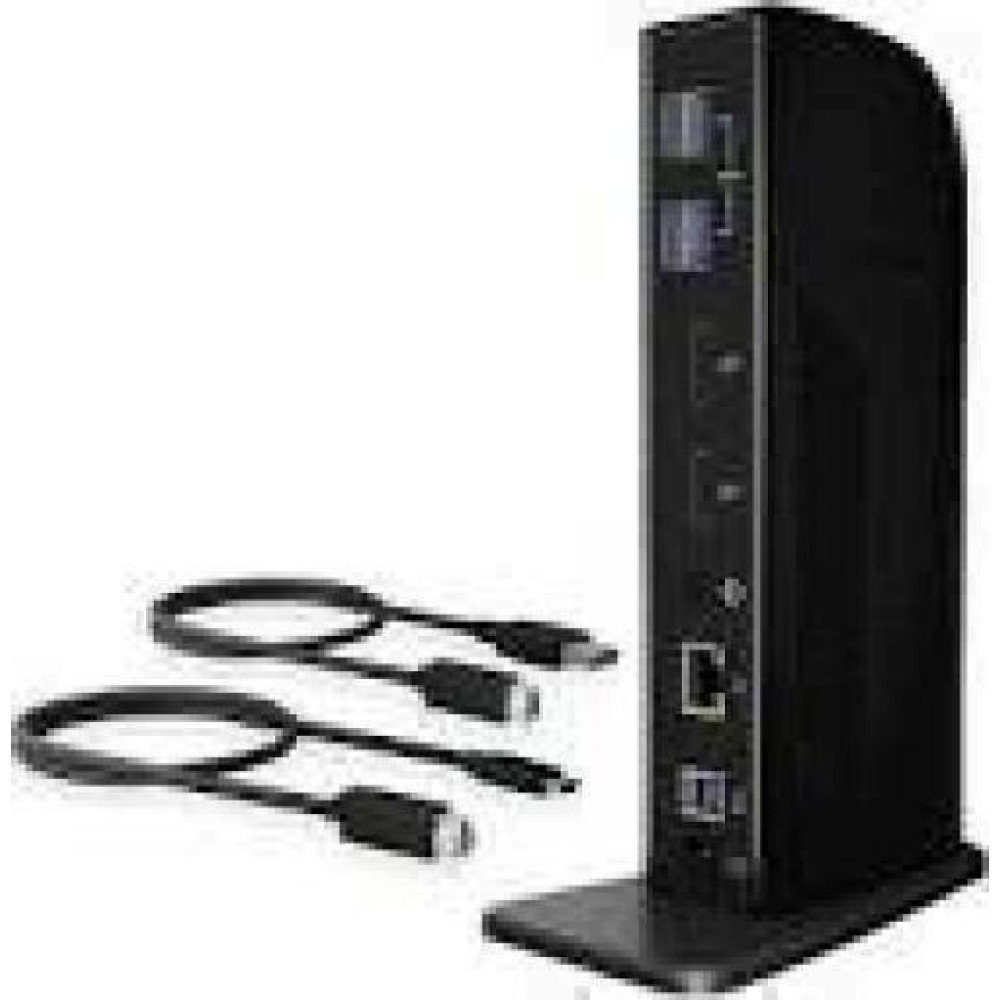 ICY BOX IB-DK2242AC Docking Station 2xDisplayPort 1/2 monitors-4k/5k USB 3.0 USB Type-C