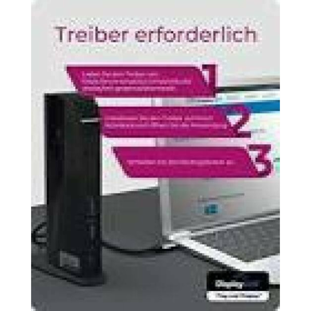 ICY BOX IB-DK2242AC Docking Station 2xDisplayPort 1/2 monitors-4k/5k USB 3.0 USB Type-C