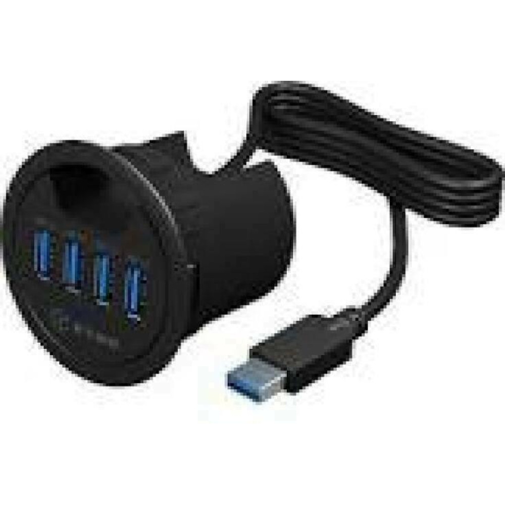 ICY BOX IB-HUB1403 Desk Hub 4xUSB 3.0 120cm USB 3.0 cable