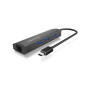 ICY BOX IB-HUB1406-C 3x Port USB 3.0 & Gigabit-LAN Hub