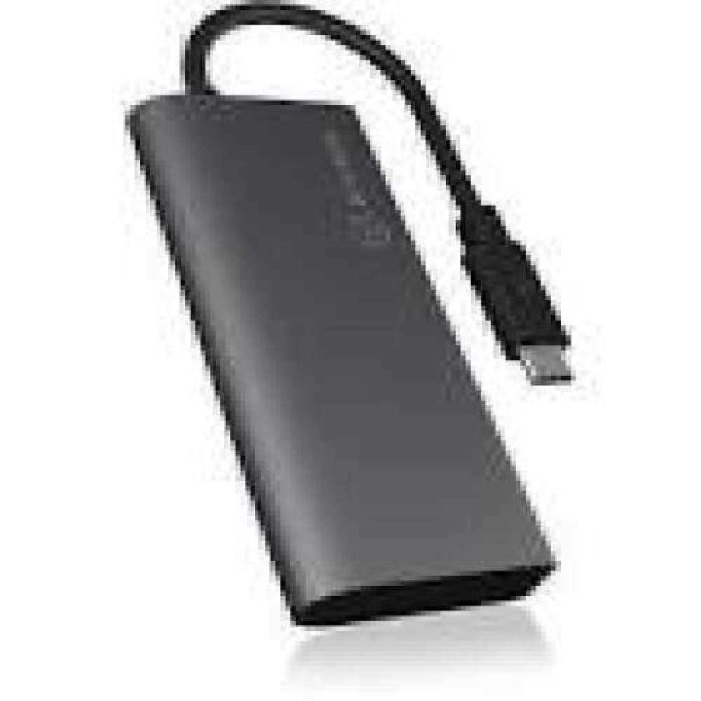 ICY BOX USB 3.1 Gen 2 Type-C Hub to 2x Type-C and 2x Type-A interfaces Anthr./black