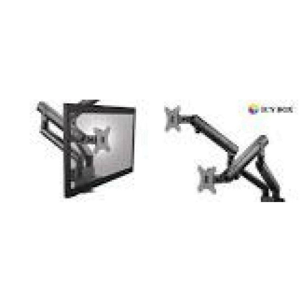 ICY BOX IB-MS314-T Monitor stand with table support for two monitors up to 32inch