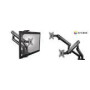 ICY BOX IB-MS314-T Monitor stand with table support for two monitors up to 32inch