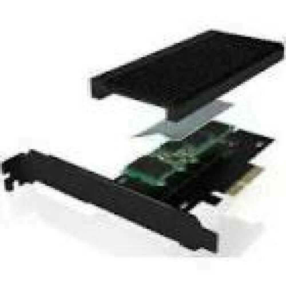 ICY BOX IB-PCI208-HS PCIe extension card with M.2 M-Key socket for an NVMe SSD