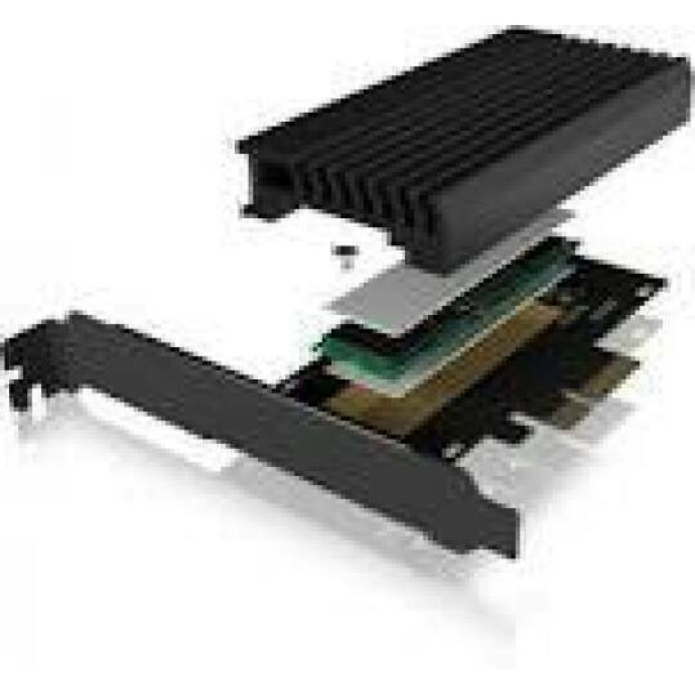 ICY BOX IB-PCI214M2-HSL PCIe extension card with M.2 M-Key socket for one M.2 NVMe SSD