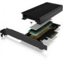 ICY BOX IB-PCI214M2-HSL PCIe extension card with M.2 M-Key socket for one M.2 NVMe SSD