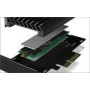 ICY BOX IB-PCI224M2-ARGB ARGB PCIe extension card for M.2 NVMe SSD